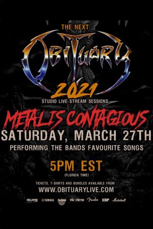 Obituary - Metalis Contagious Live Stream's poster