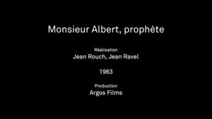 Monsieur Albert, prophète's poster