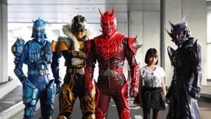 Super Kamen Rider Den-O & Decade Neo Generations: The Onigashima Battleship's poster