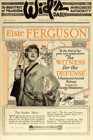 The Witness for the Defense's poster