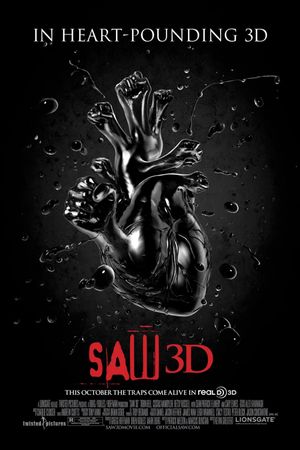 Saw 3D's poster