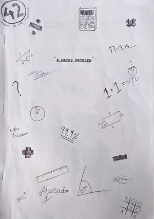 A Maths Problem's poster