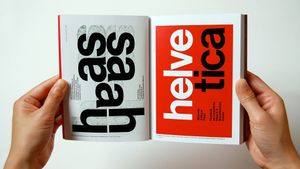 Helvetica's poster