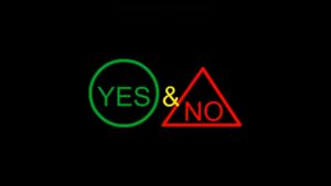 Yes & No's poster