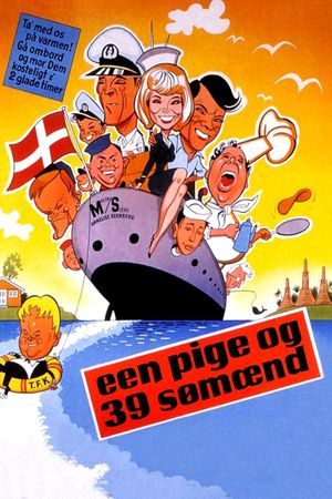 Een pige og 39 sømænd's poster image