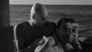 Santo vs. Infernal Men's poster