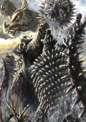 Godzilla Raids Again's poster