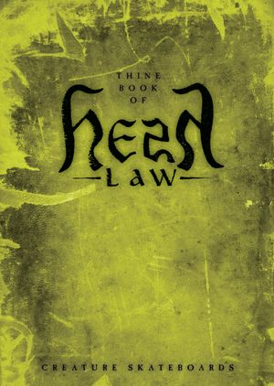 Creature Skateboards: Hesh Law's poster