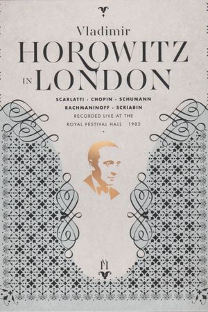 Horowitz in London's poster