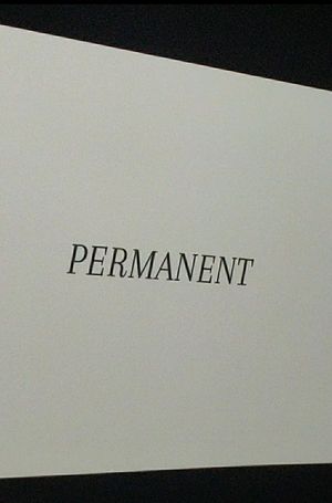 Permanent's poster