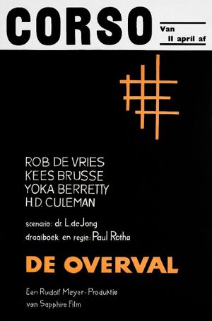 De overval's poster