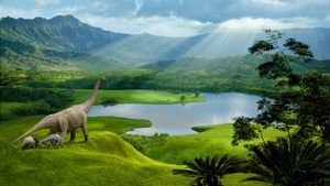Dinosaur's poster