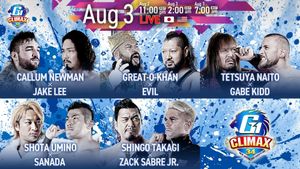 NJPW G1 Climax 34: Day 9's poster