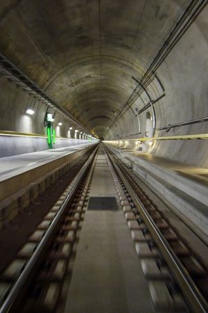 Gotthard Base Tunnel, Gotthard, Switzerland's poster