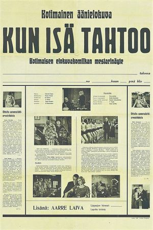 Kun isä tahtoo...'s poster