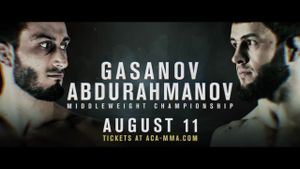 ACA 161: Gasanov vs. Abdurakhmanov's poster