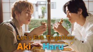 Let's Eat Together, Aki and Haru's poster