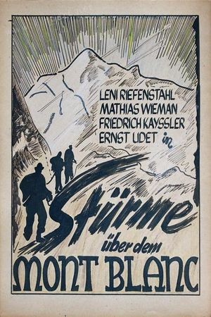 Storm Over Mont Blanc's poster