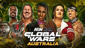 AEW ROH Global Wars Australia's poster