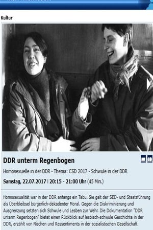 DDR unterm Regenbogen's poster