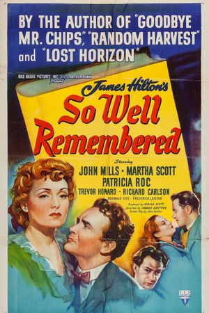 So Well Remembered's poster