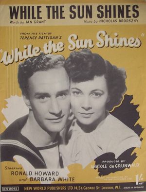 While the Sun Shines's poster