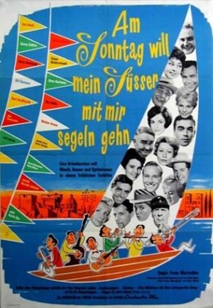 Am Sonntag will mein Süsser mit mir segeln gehn's poster