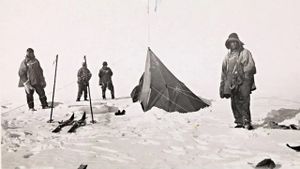 Roald Amundsen's South Pole Expedition's poster