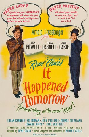 It Happened Tomorrow's poster