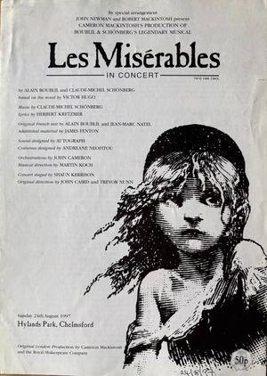 Les Misérables: In Concert at Hylands Park's poster