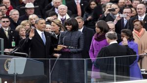 The Second Inauguration of Barack Obama's poster