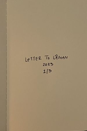 Letter to L.Y's poster