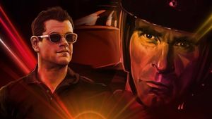Ford v Ferrari's poster