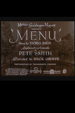 Menu's poster