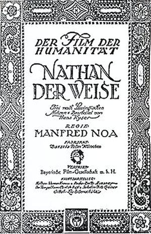 Nathan der Weise's poster