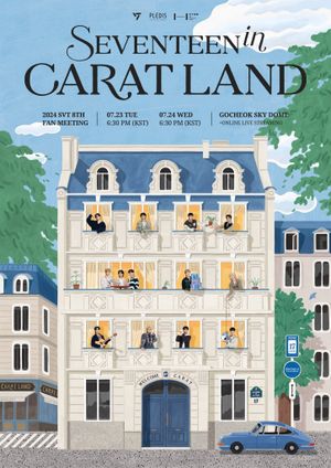 SEVENTEEN in CARAT LAND's poster