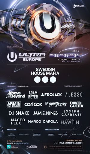 Armin van Buuren: live at Ultra Europe 2019's poster