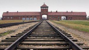 Verdict on Auschwitz's poster