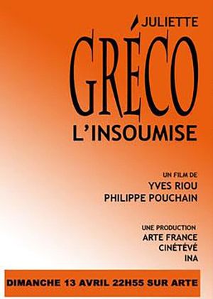 Juliette Gréco, l'insoumise's poster