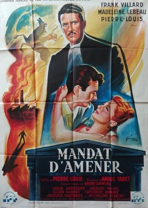 Mandat d'amener's poster