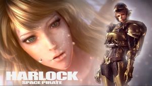 Harlock: Space Pirate's poster