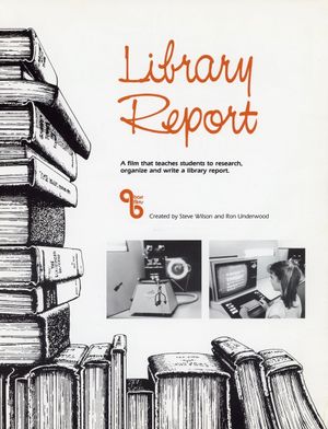 Library Report's poster