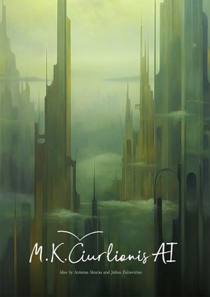 M.K. Ciurlionis AI's poster