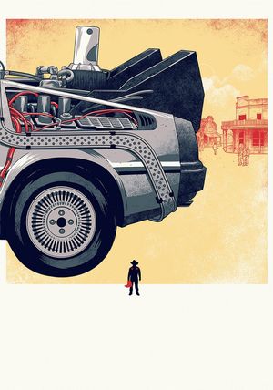 Back to the Future Part III's poster