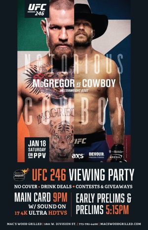 UFC 246: McGregor vs. Cowboy's poster