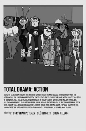 Celebrity Manhunt's Total Drama Action Reunion Special's poster