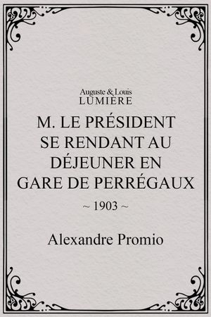 M. le président se rend au déjeuner en gare de Perrégaux's poster