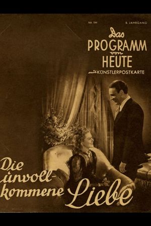 Die unvollkommene Liebe's poster
