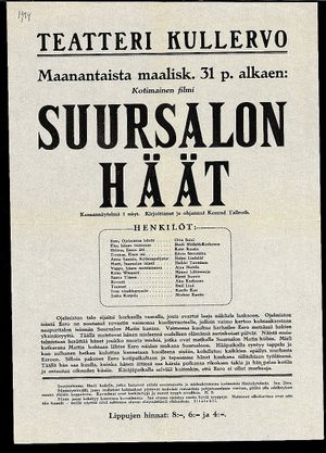 Suursalon häät's poster