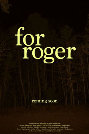 For Roger's poster